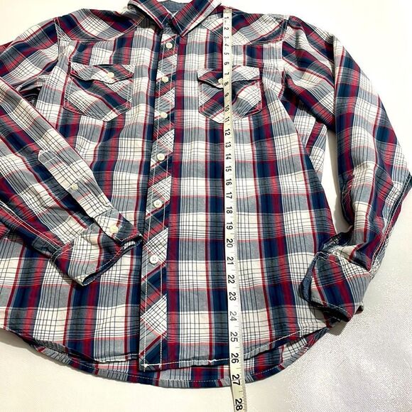 American Rag Mens Plaid Button Down - Picture 4 of 7